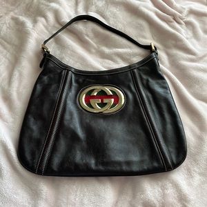 Vintage gucci “Britt” leather purse
